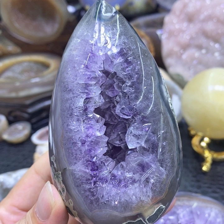 未镶嵌珠宝半成品紫晶