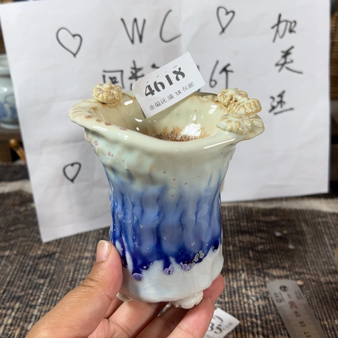 口6高10 手工花盆满30包邮