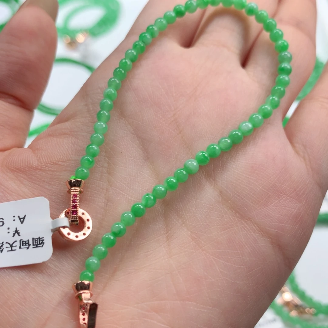 未镶嵌手链翡翠翡翠