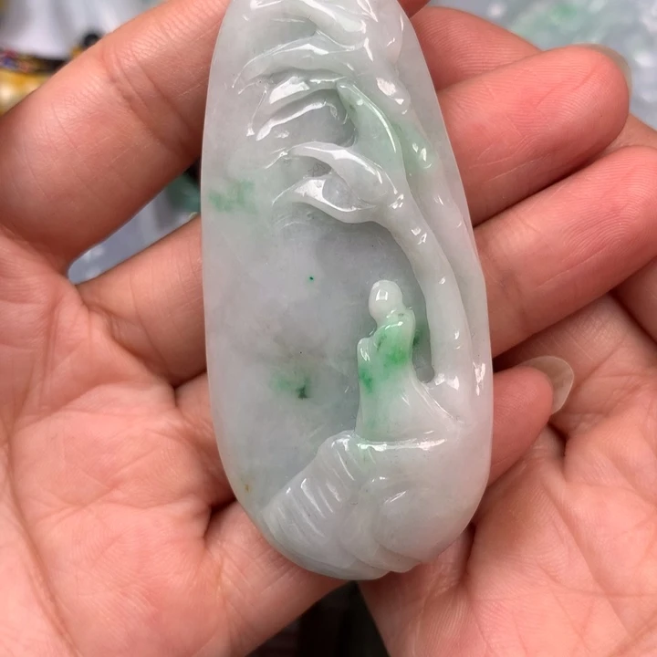 翡翠未镶嵌颈饰翡翠