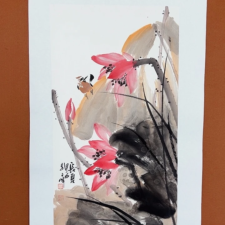 国画李文峰的画作