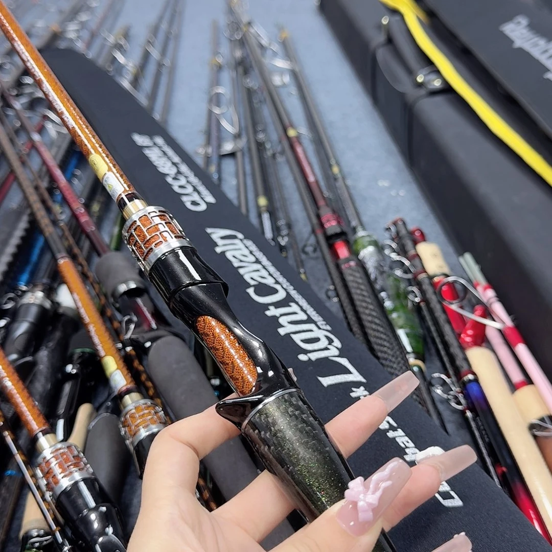 大***阿3.8m碳素路亚两节枪柄