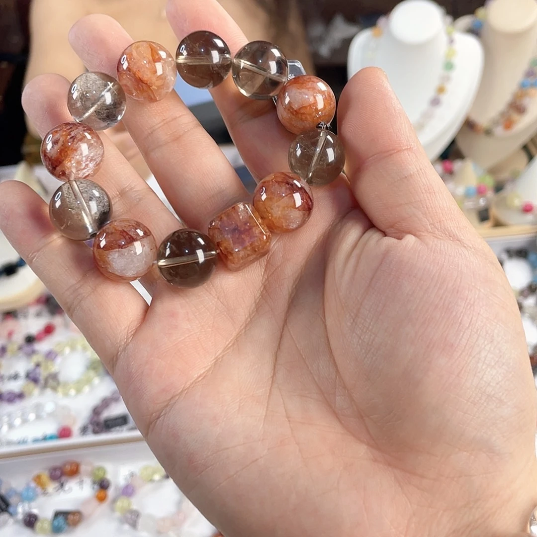 银S925镀金镶嵌手链水晶