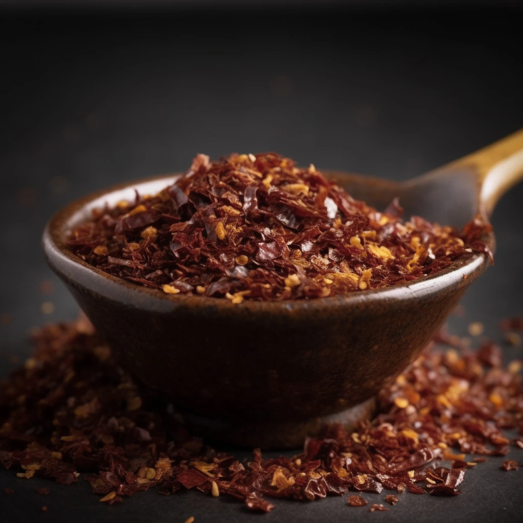 手工现盅又香又辣又麻的花椒胡辣椒面加花椒瓜子花生芝蘸料