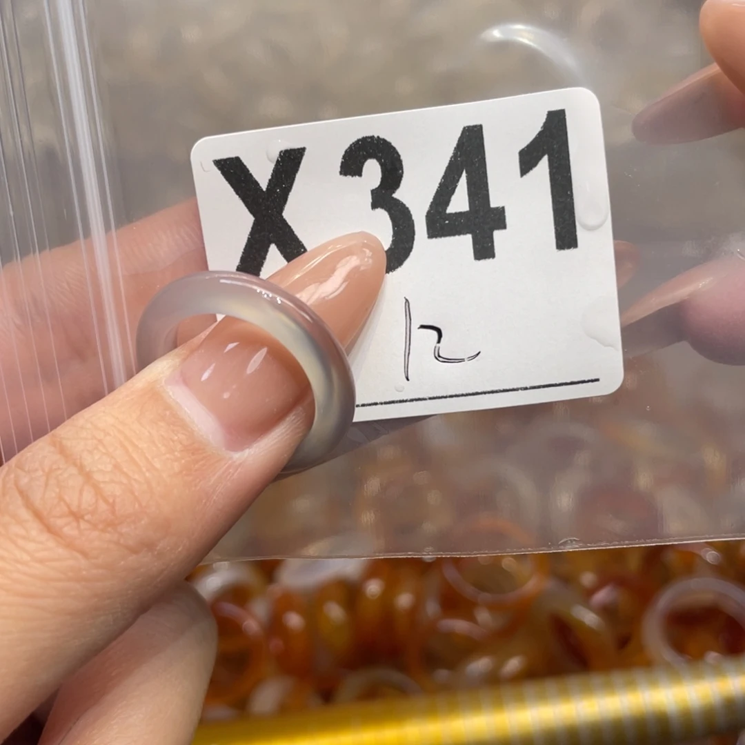 玛瑙/玉髓未镶嵌戒指341