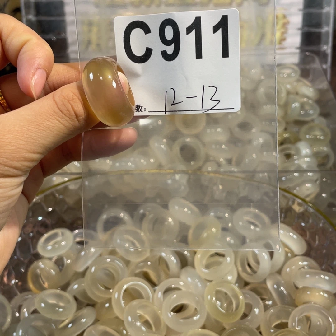 玛瑙/玉髓未镶嵌戒指911