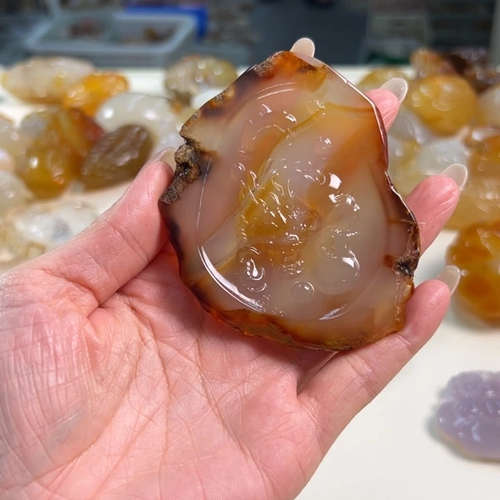玛瑙/玉髓吊坠(不含链)未镶嵌