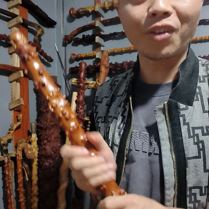 飞***龙木檬子木手把件把玩棍