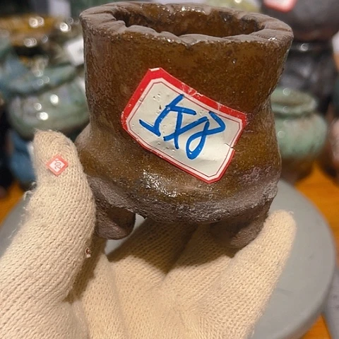 粗陶花盆手工花盆制作