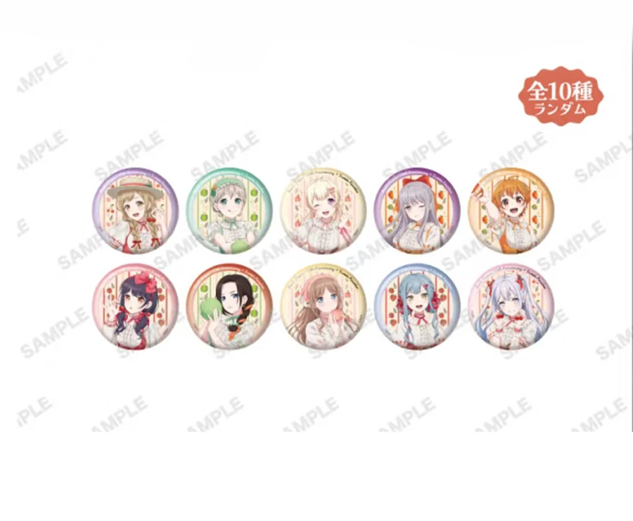 Bang Dream 邦邦 甜品天堂限定场贩吧唧徽章立牌二次元盲盒