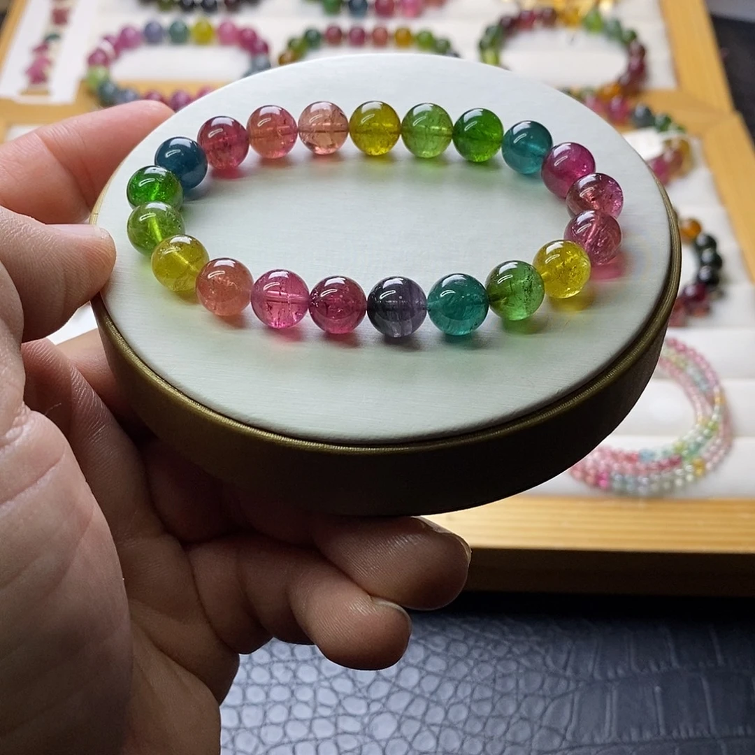 碧玺碧玺手链未镶嵌