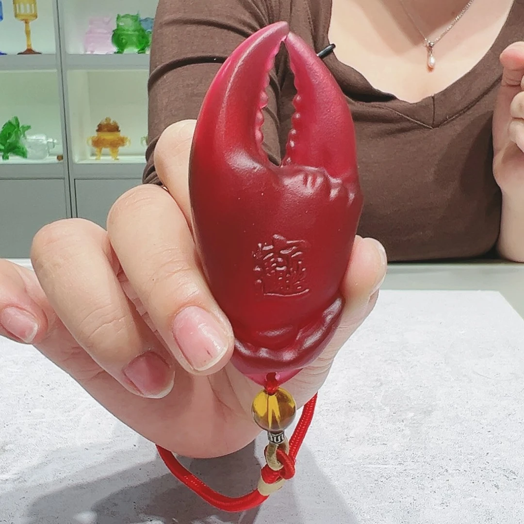 【闪购商品】手工艺品琉璃鸿运当头手上有钱