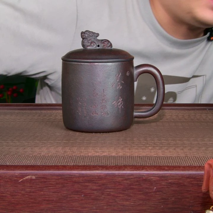 茶杯紫砂高货放漏