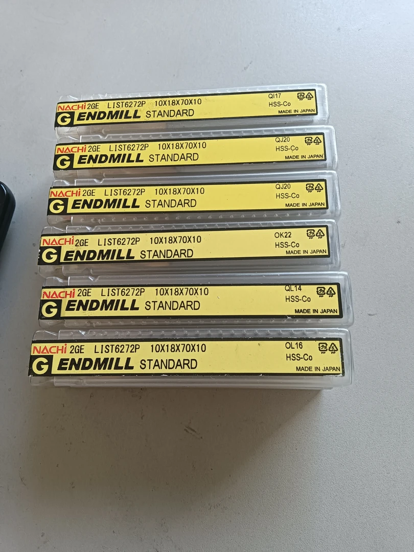 日本进口不二越6272系列锋钢铣刀10*18*70*10