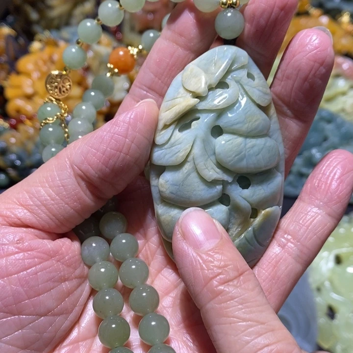 岫玉岫玉吊坠未镶嵌