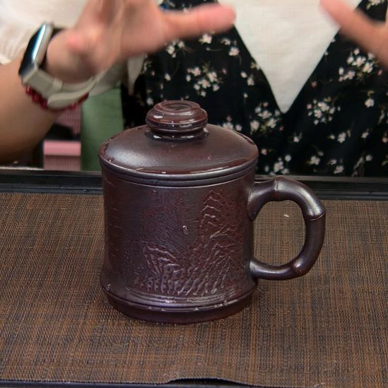 茶杯紫砂高货放漏