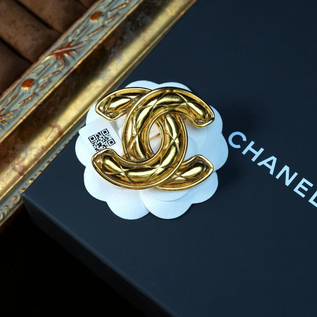 95新 Chanel/香奈儿 柚礼中古/双C小鸟大号胸针LZ505149