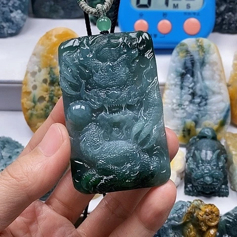 龙***哥未镶嵌定制翡翠翡翠