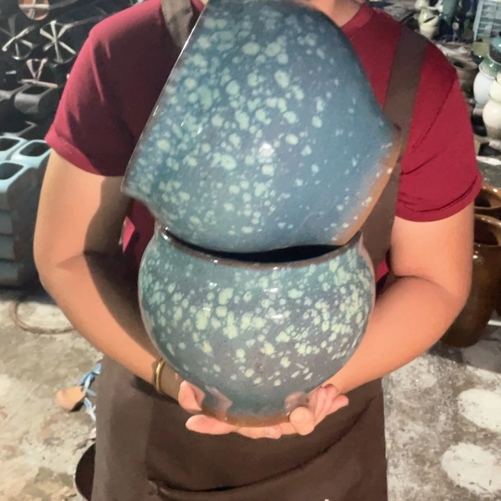 紫砂花盆口18高19正品正品