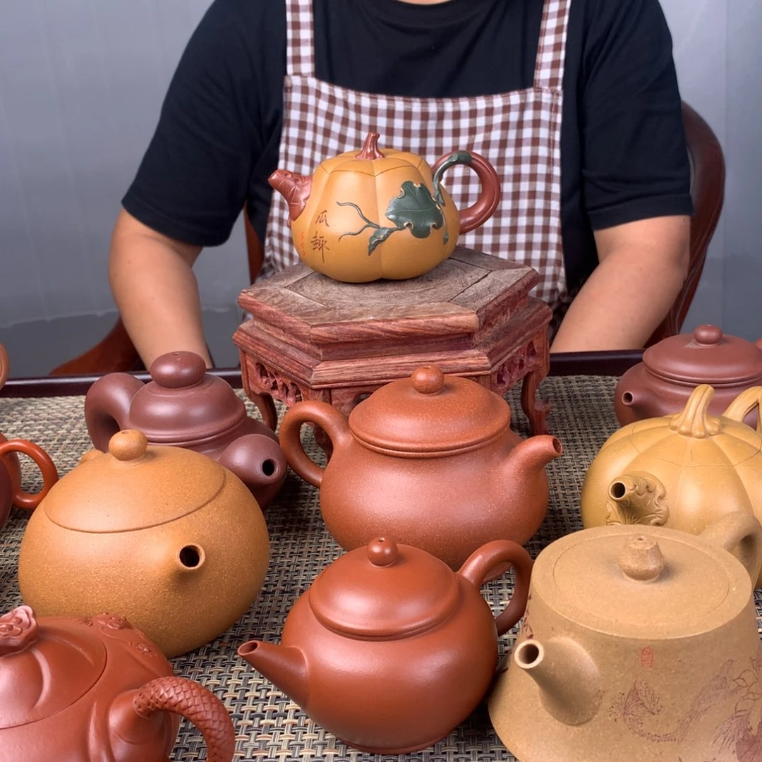 福***家茶壶紫砂宜兴紫砂壶茶壶原矿紫砂壶