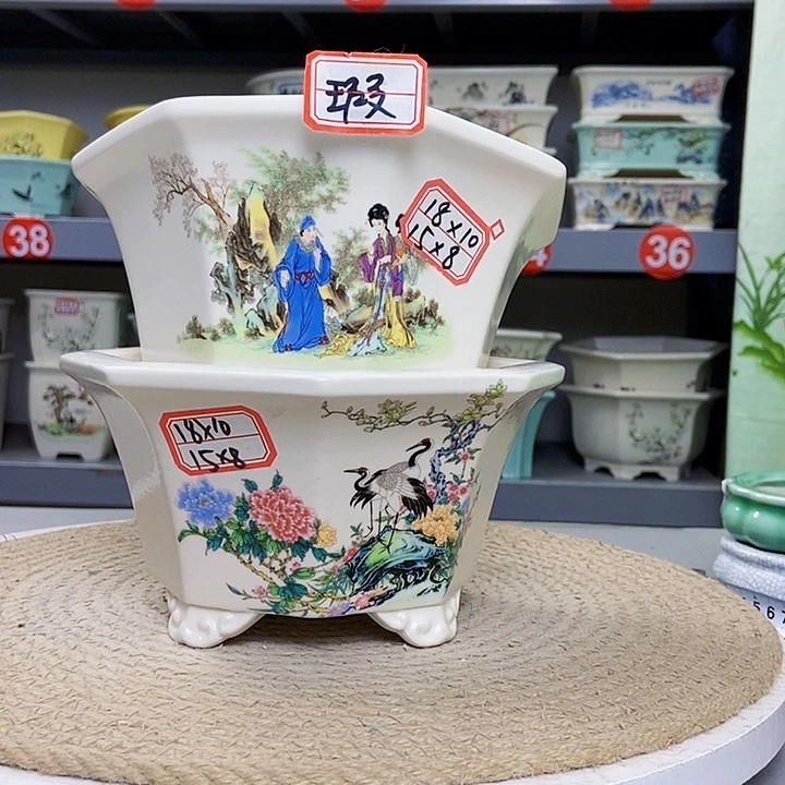 紫砂花瓶紫砂花盆