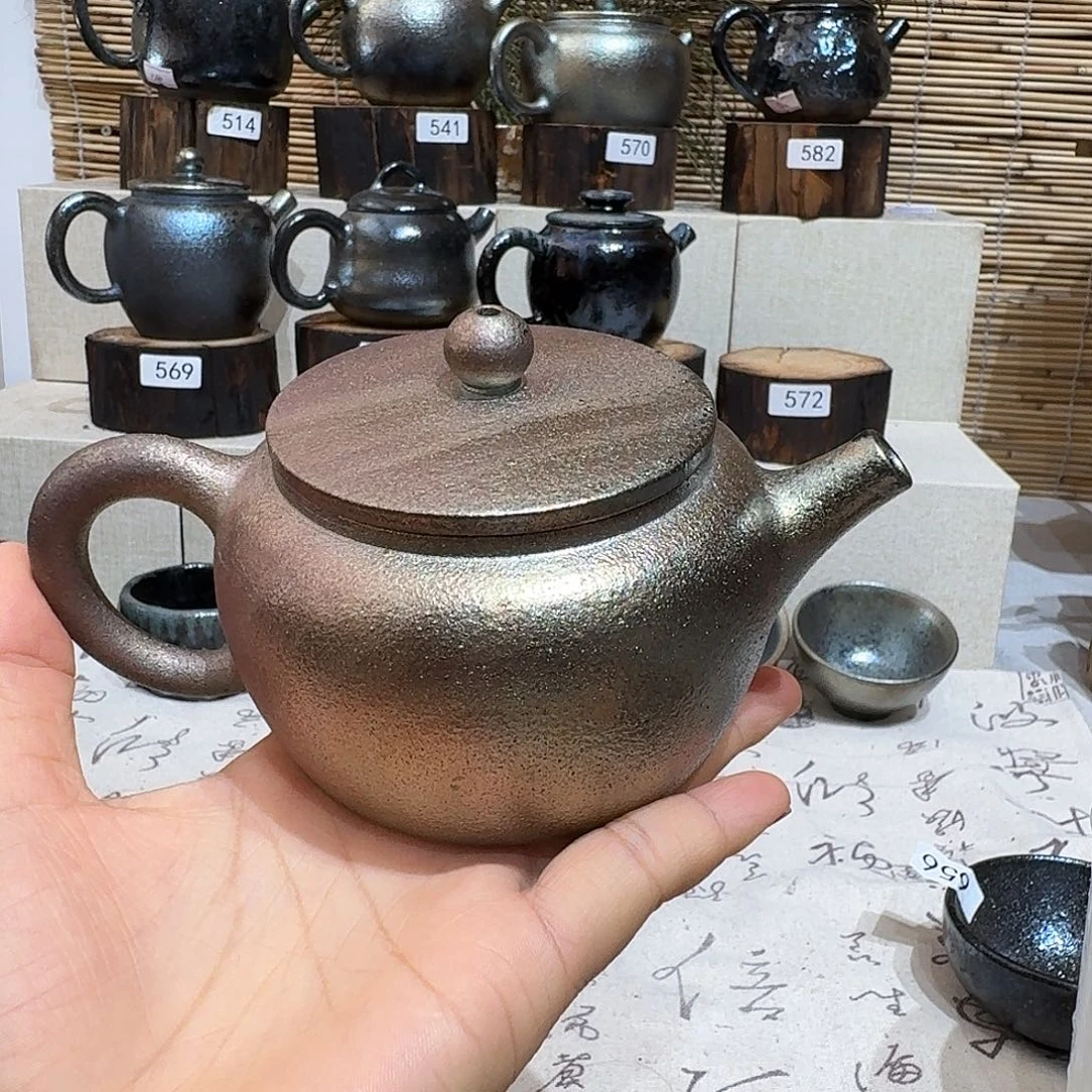 天***國杯建水紫陶紫泥柴烧壶