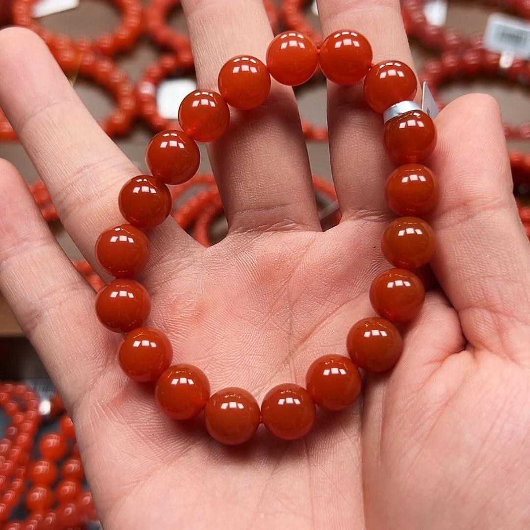 南红玛瑙未镶嵌手串