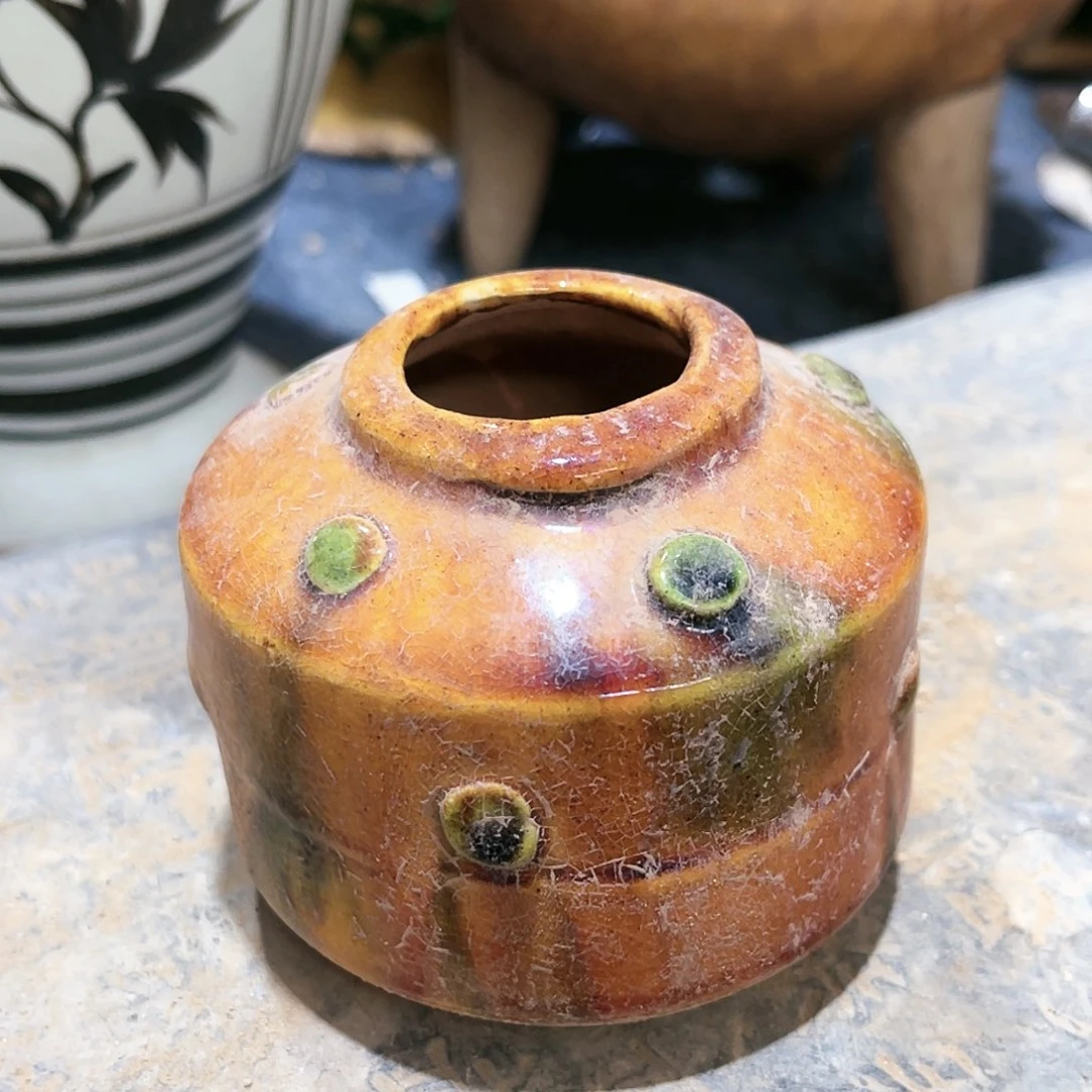 瓦当摆件摆件茶桌茶餐厅陶瓷