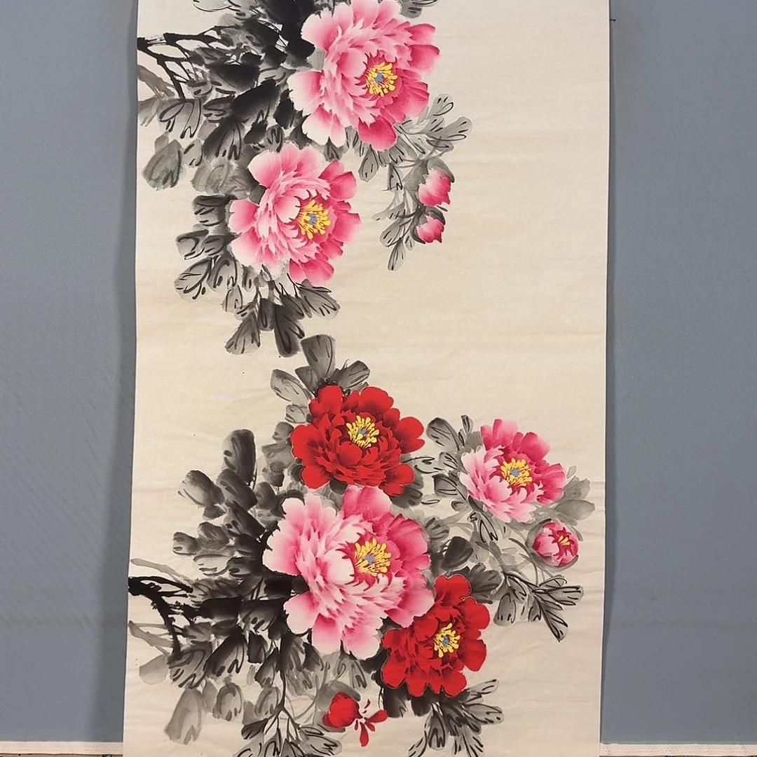 国画945 牡丹一如你初来