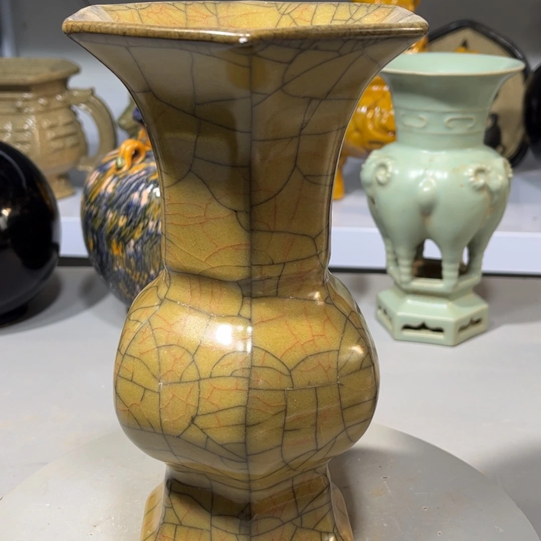 瓶哥窑瓶子品相完美