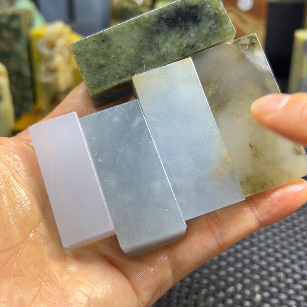 我***茶青田石印章石印章石