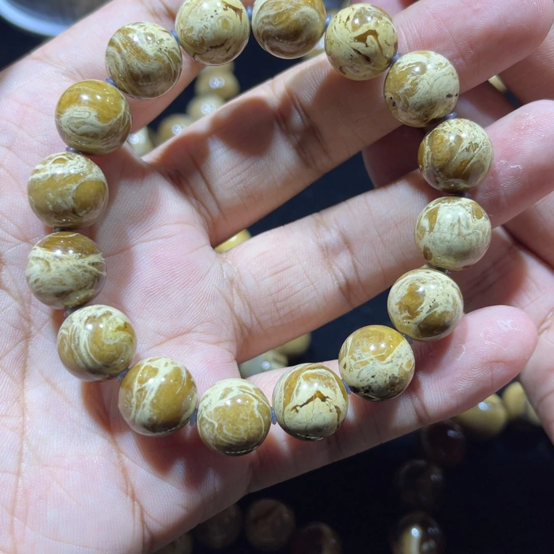 未镶嵌琥珀裸石13规格瓷白妖花