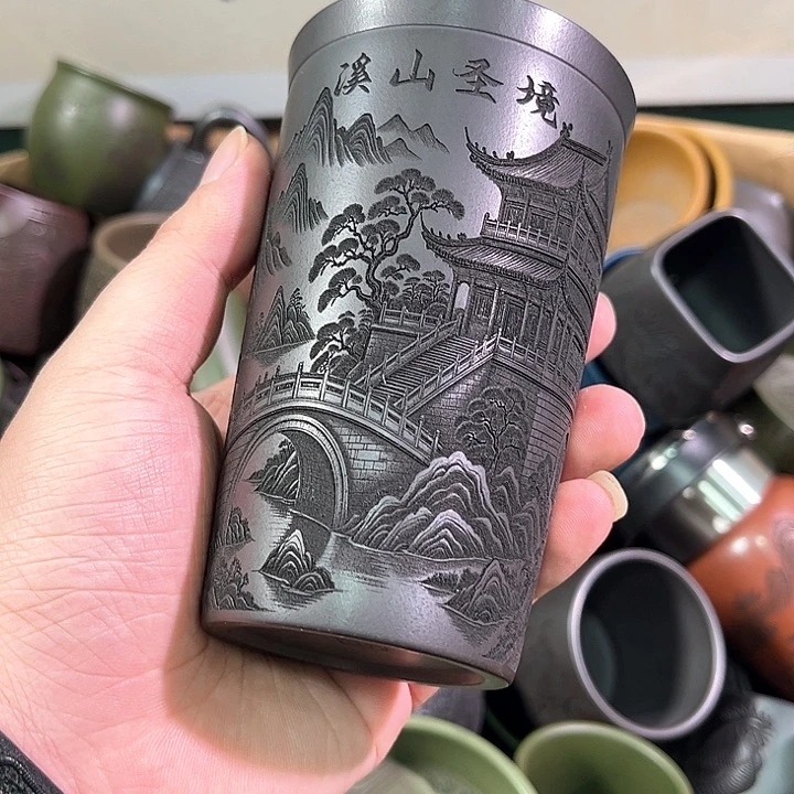 茶杯紫砂全手工紫砂主人杯