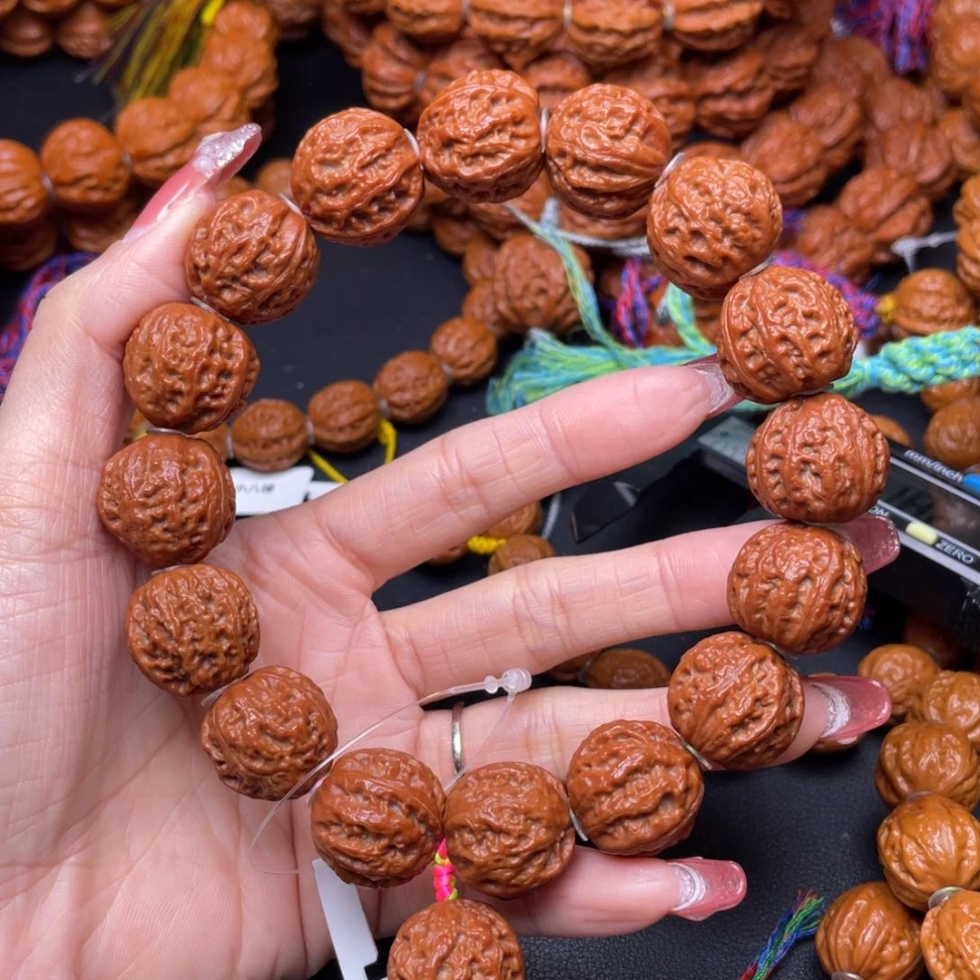 文玩核桃手串Z*Z珊瑚纹京八棱