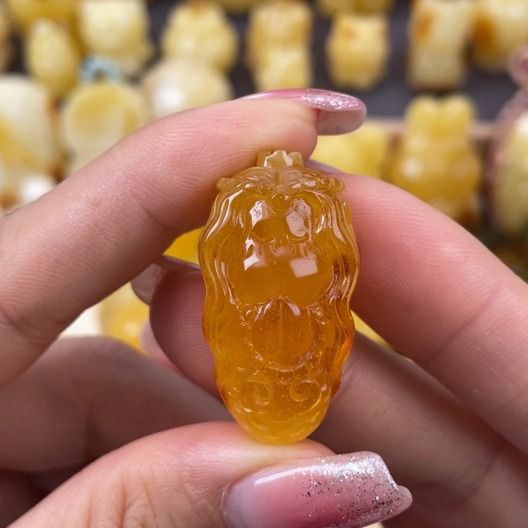 琥珀裸石未镶嵌蜜蜡