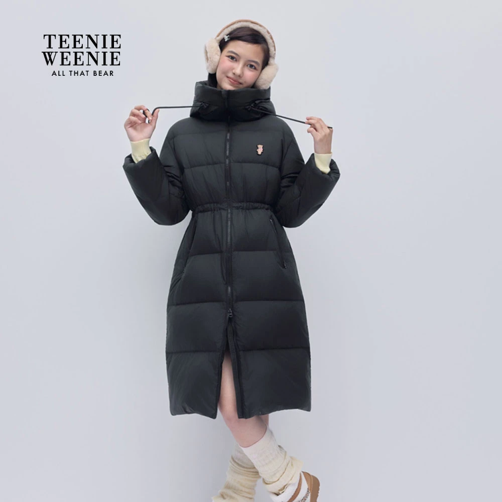 TEENIEWEENIE bearnova小熊卡通连帽女25冬新女羽绒服YTJD254TB5B