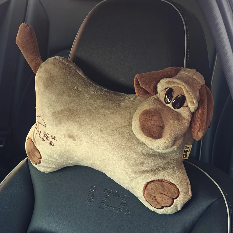 卡通可爱汽车头枕座椅护颈枕车载内饰装饰用品