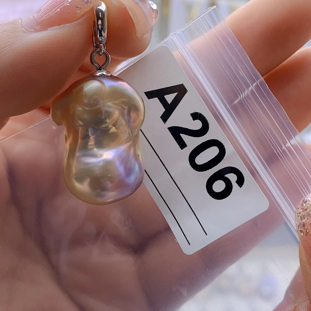 淡水珍珠颈饰银S925镶嵌