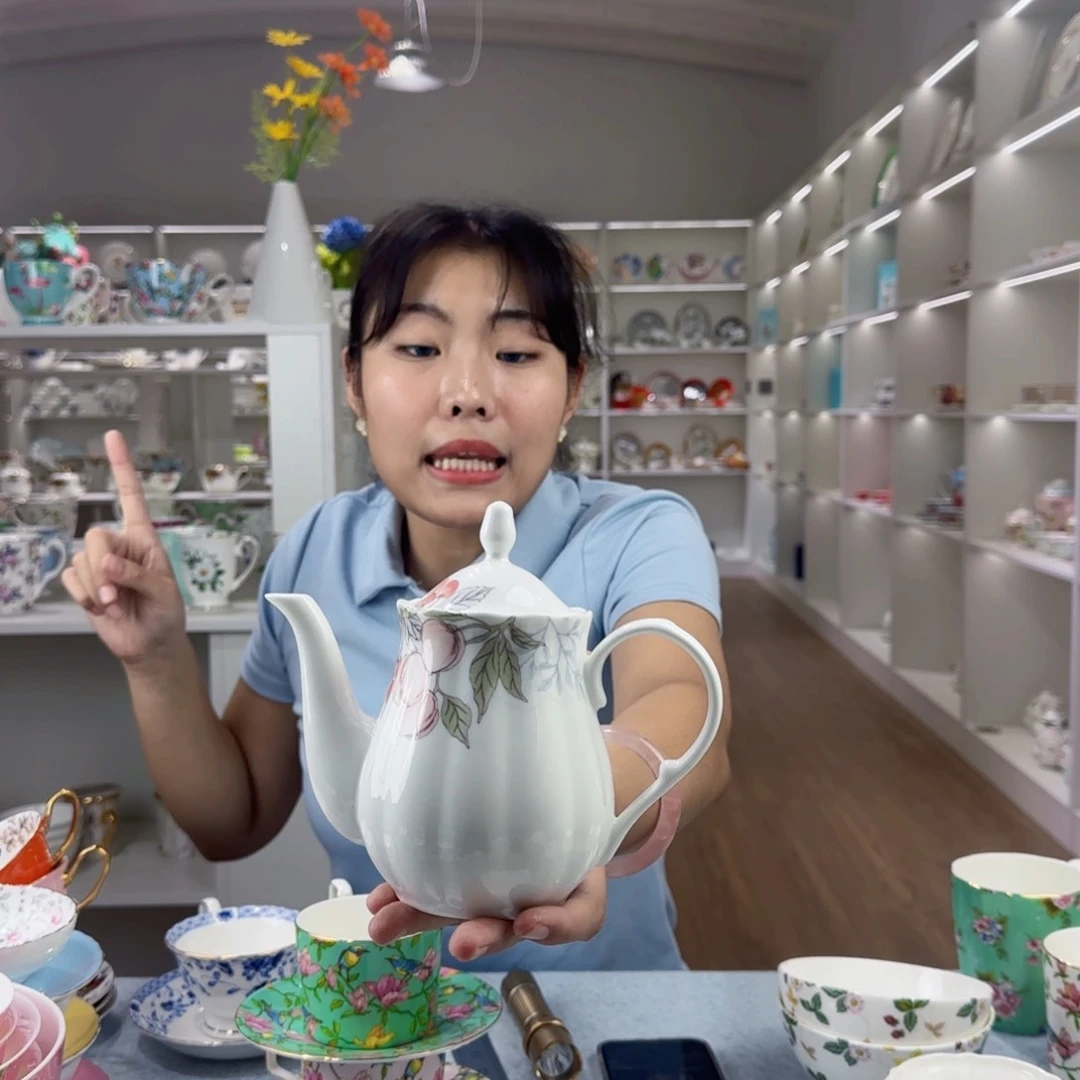 碗桃李欢喜咖啡壶1个