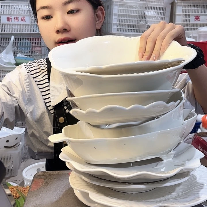 盘微瑕产品………换了汤盆十件套