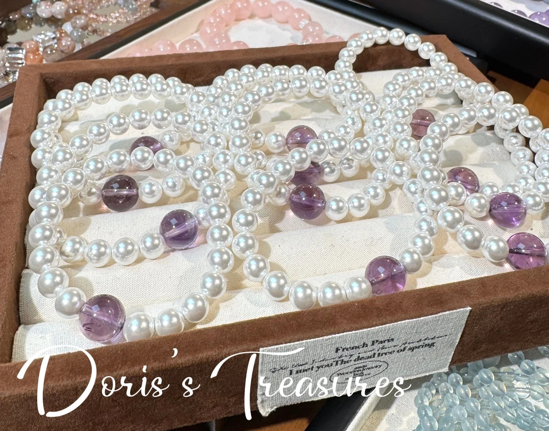 【施华洛紫水】H手链 精致气质多样性发一颜色微差