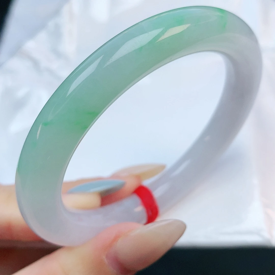 未镶嵌手镯翡翠54圆条882773