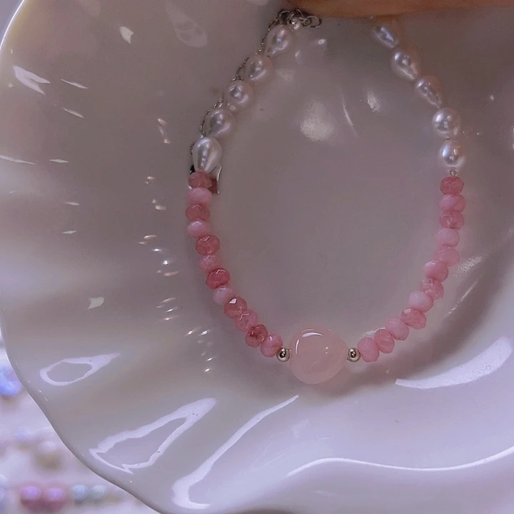 淡水珍珠手绳合金