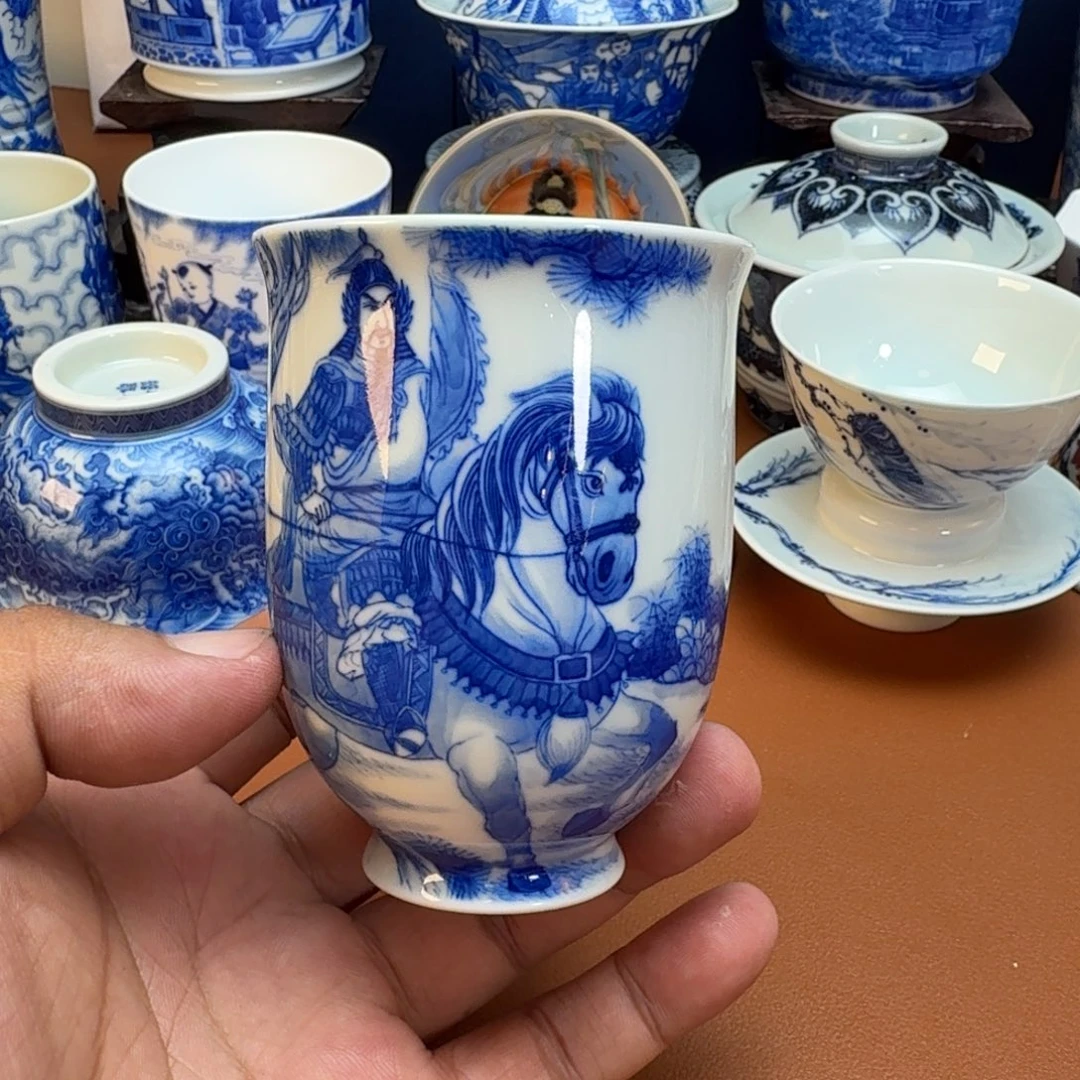Q***，杯子景德镇全手工手绘陶瓷