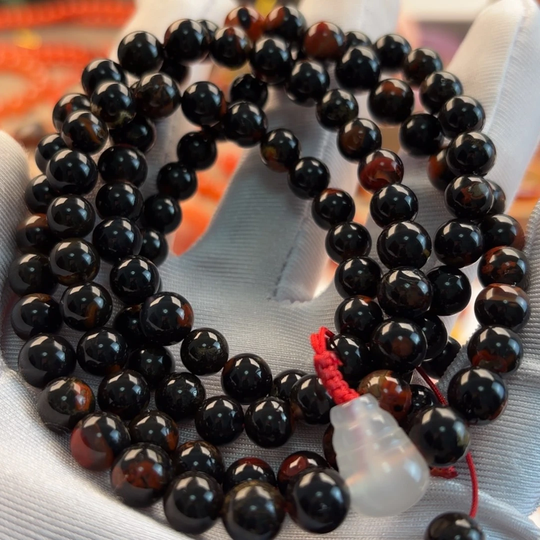 唐***葬手链未镶嵌南红玛瑙