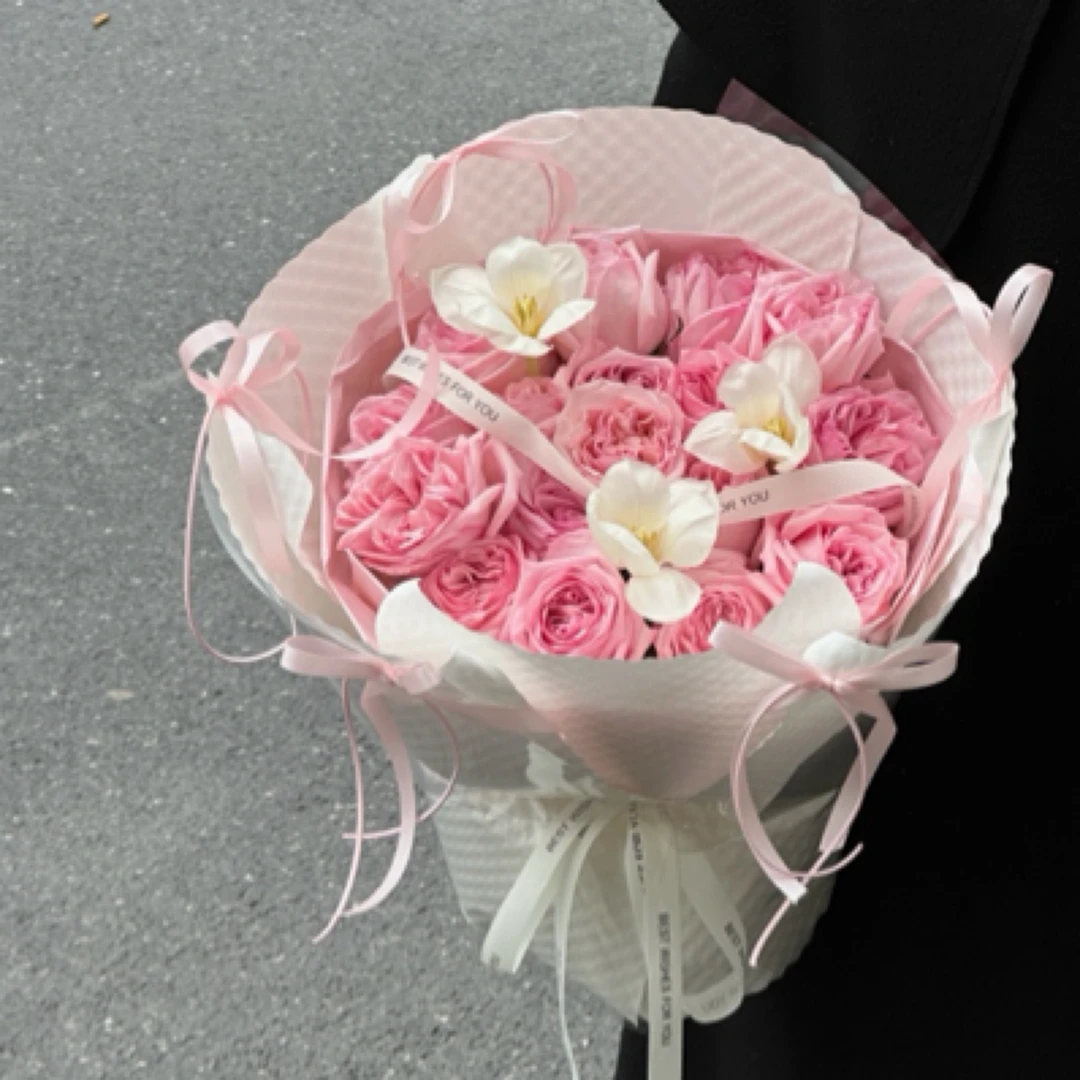 公主风郁金香➕荔枝玫瑰