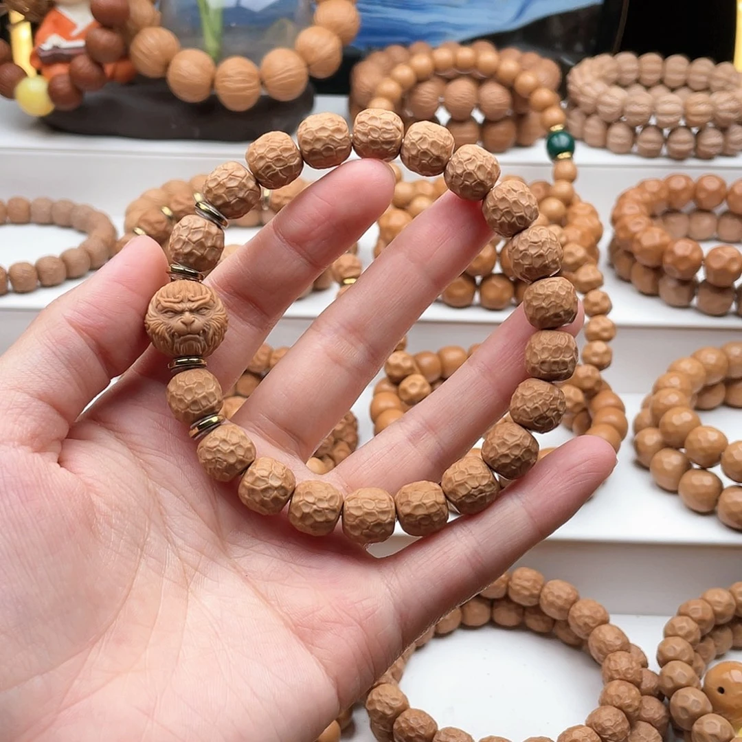 【闪购商品】猴头核桃手串因****城猴头龙鳞