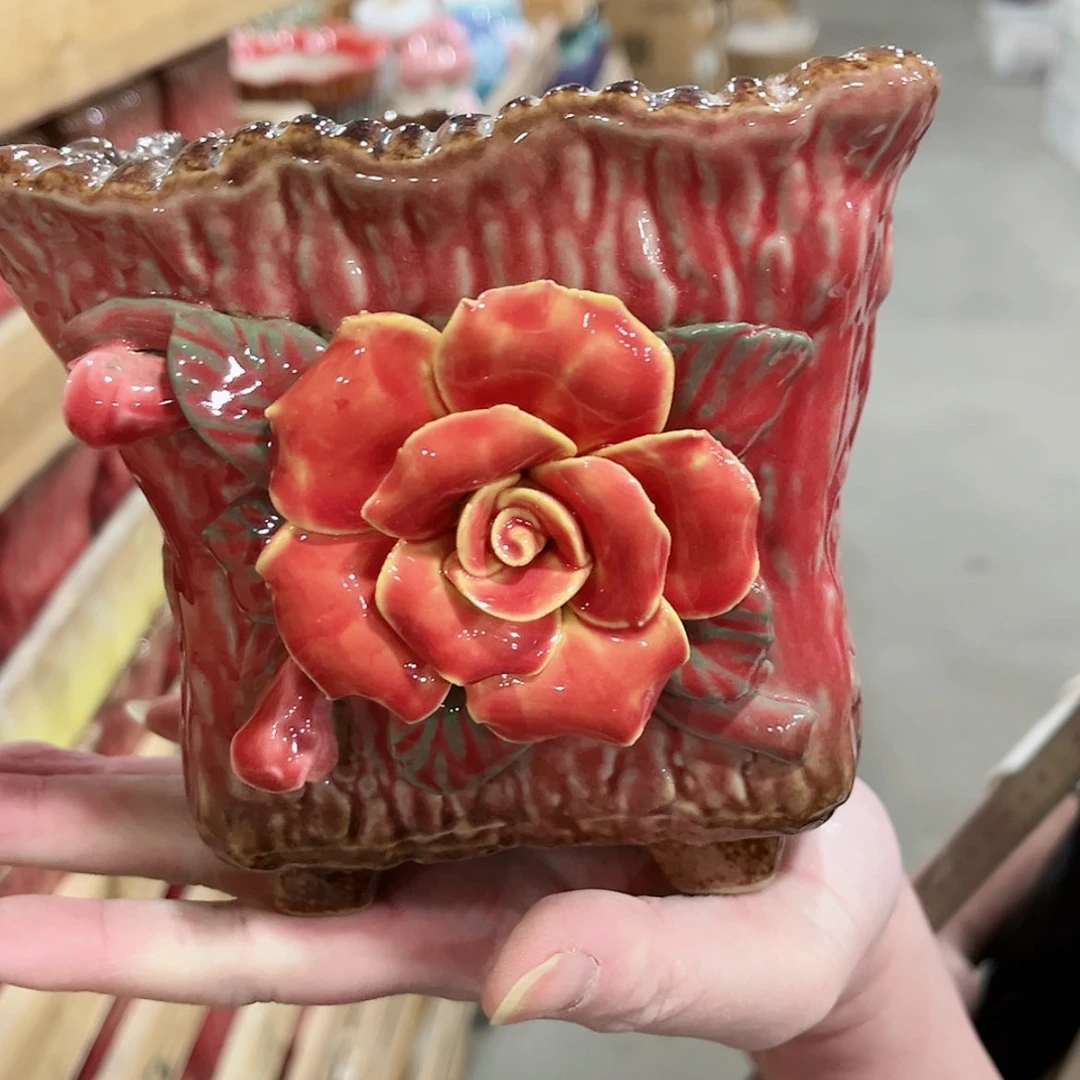 【闪购商品】陶瓷陶瓷多肉植物花盆