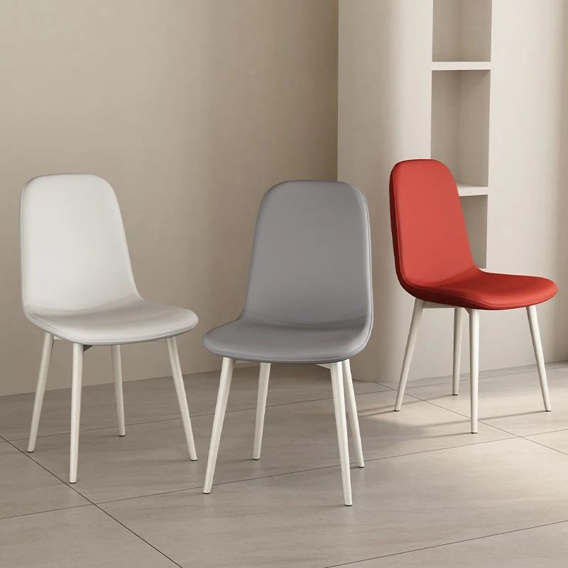 餐椅北欧极简家用现代简约餐桌椅法式客厅风白色椅子餐厅靠背凳子