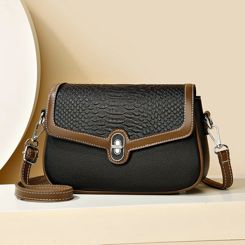 【长25宽8高16】小方包斜挎百搭简约时尚单肩包228黑色